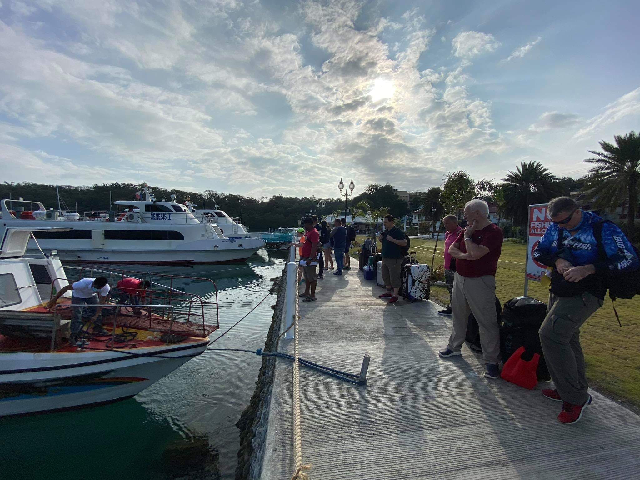 A file photo from DOT Mimaropa showing stranded tourists  it has assisted waiting for their ferry ride to Batangas.   