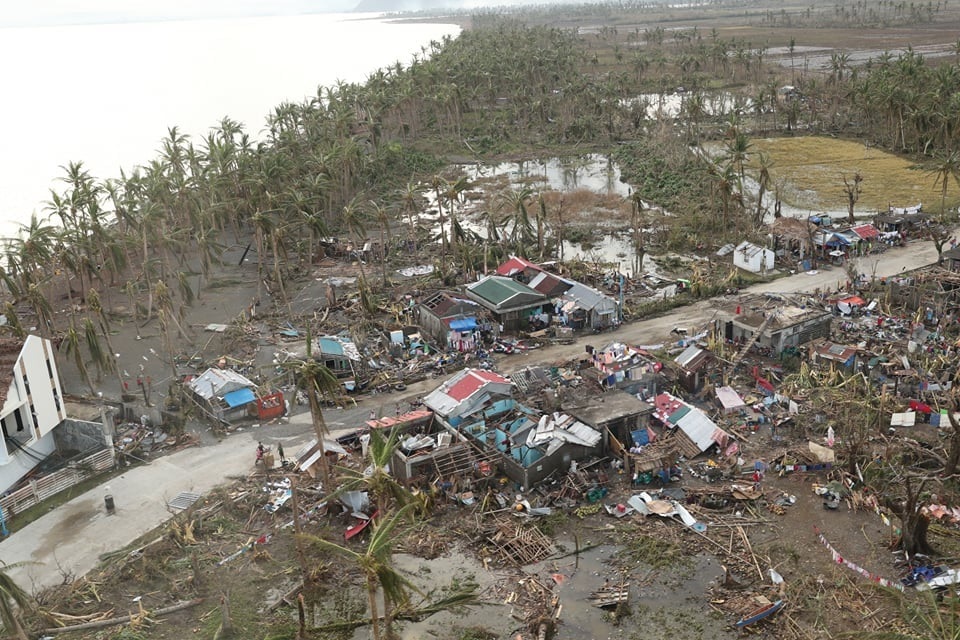 CALL FOR CLIMATE ACTION. The destruction left by Super Typhoon Rolly that hit the Philippines on Nov. 1, 2020. President Rodrigo Duterte on Thursday (Nov. 12, 2020) emphasized the need to urgently address climate change, saying that the successive typhoons in the country should serve as a reminder that it should be taken seriously. (Photo courtesy of NDRRMC)    