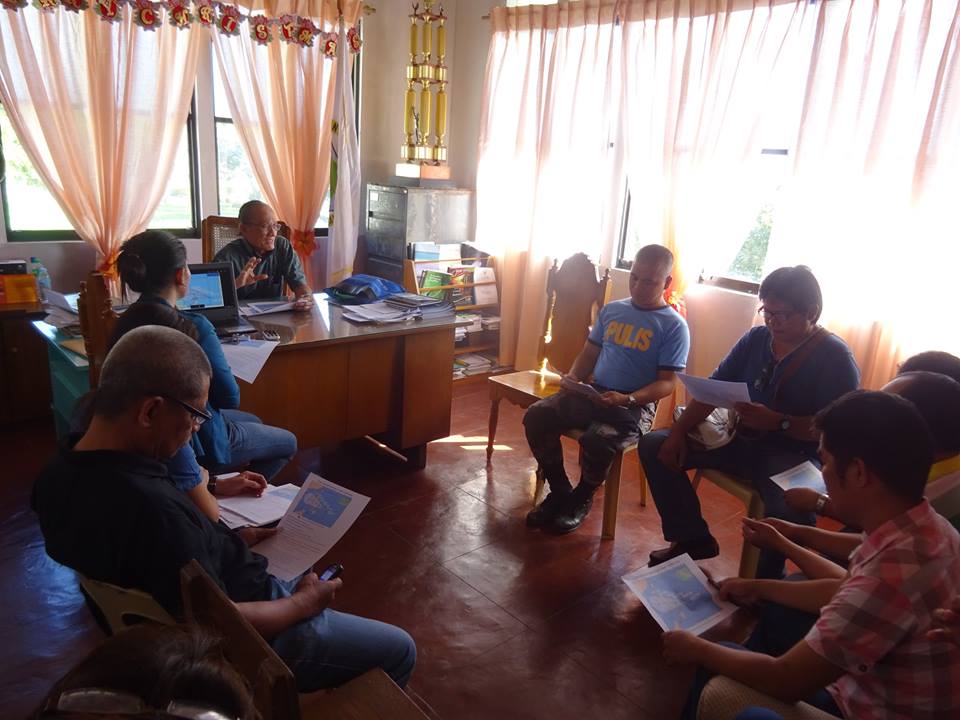 MDRRMC Meeting in Banton, Romblon in preparation for #NinaPH (Photo by Banton MPS)