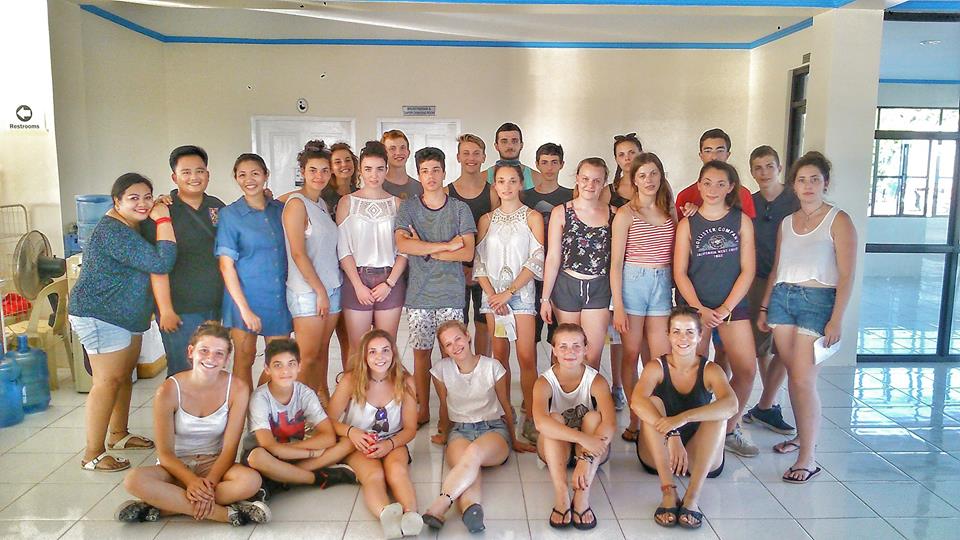 The group with Ms. Riza Perez Fontamillas, local tour group coordinator, Ms. Raquel Tamayo, owner of Fun Pacific Star and Kim Faderon of the Provincial Tourism Office. (Photo by Jan Levent)