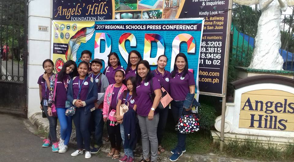 OSCES and Progreso Este delegates during the 2017 Regional Schools Press Conference (RSPC) in Tagaytay City. Photo Courtesy of Chona Dela Cruz